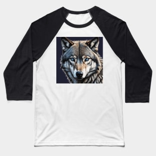 greey wolf Baseball T-Shirt